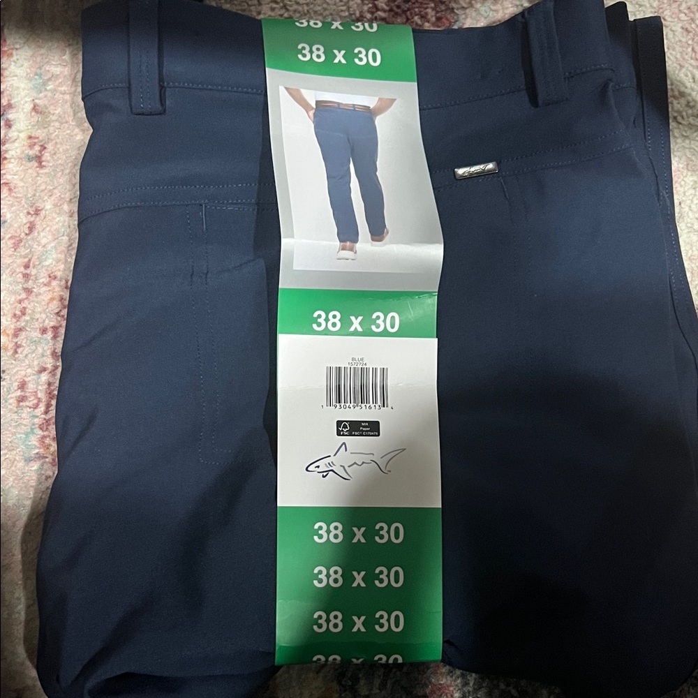 Men's Navy Blue Pants 38x30